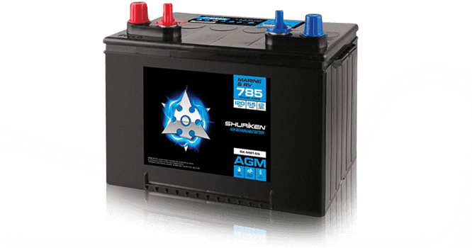 Shuriken AGM Marine 12V Battery